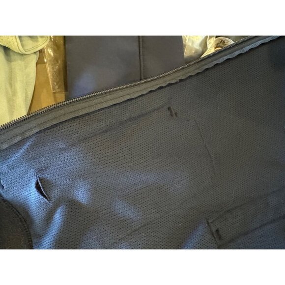 The North Face‎ Coat Men Large Navy Blue Full Zip Mock Neck Soft Shell Jacket - Picture 13 of 15